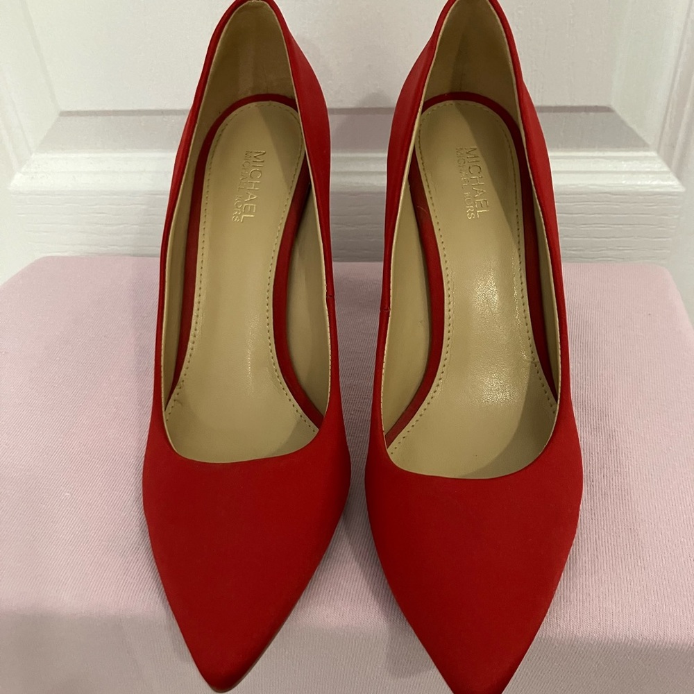 Red Michael Kors heels